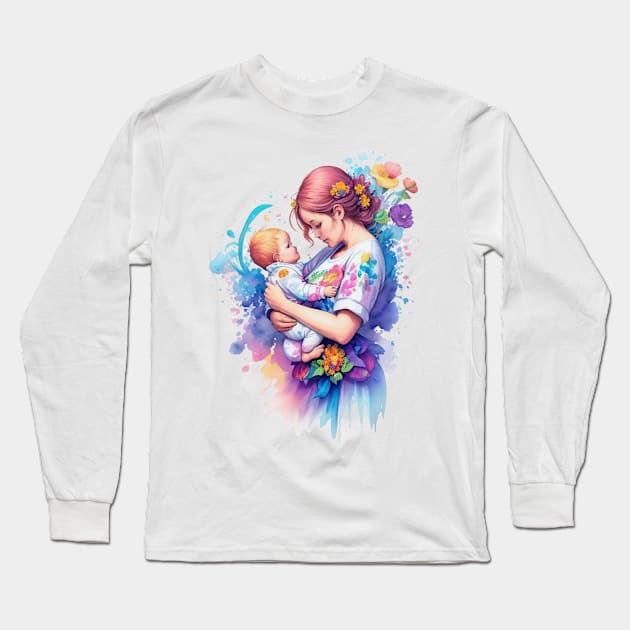 best mom Long Sleeve T-Shirt by Khang_Vu